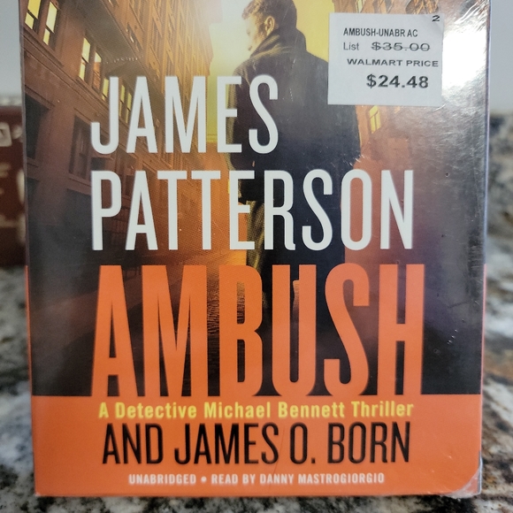AMBUSH by James Patterson 5 CD Set Unabridged Audiobook NIP Sealed - Picture 1 of 6